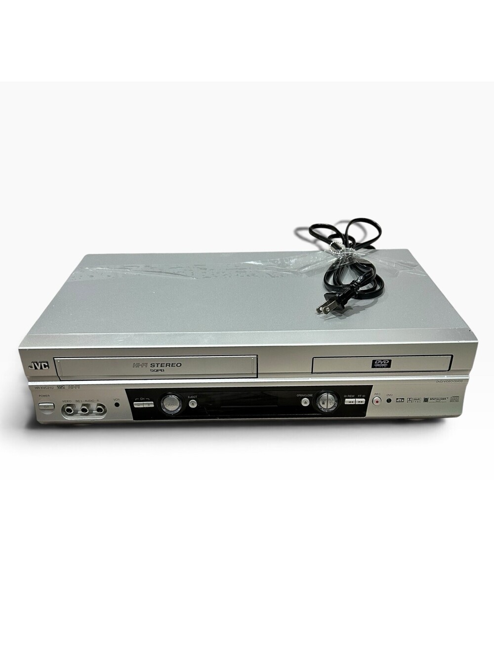 JVC HR-XVC21U DVD VCR Combo VCR DVD Player Recorder Tested No Remote